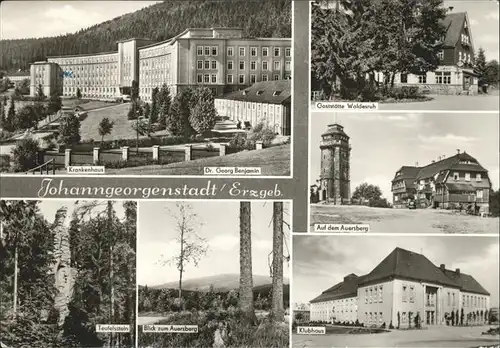 Johanngeorgenstadt Auersberg Klubhaus Waldesruh Gaststaette Teufelsstein Kat. Johanngeorgenstadt