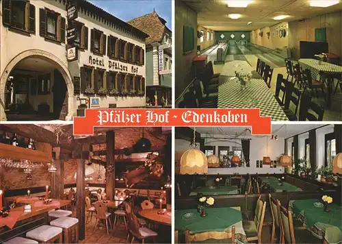 Edenkoben Pflaezer Hof Hotel Restaurant Kat. Edenkoben