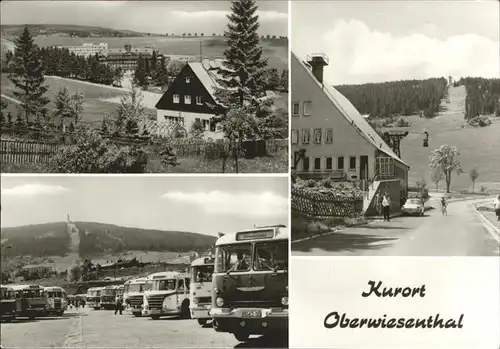 Oberwiesenthal Bus Ferienheim Aktivist Schwebebahn Talstation Kat. Oberwiesenthal