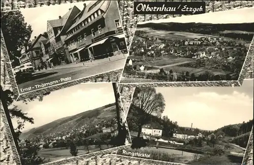 Olbernhau Ernst-Thaelmann-Platz Rungstocktal Kat. Olbernhau