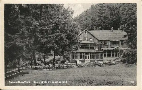 Tabarz Massemuehle im Lauchagrund Kat. Tabarz Thueringer Wald