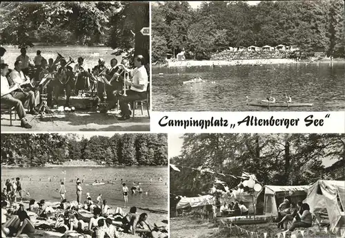 Altenberg Erzgebirge Campingplatz Baden See Blaskapelle / Geising /Saechsische Schweiz-Osterzgebirge LKR