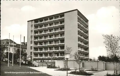 Bad Rappenau Schwaerzbergsanatorium Hochhaus Robert Rumig Papeir und Buerobedarf Kat. Bad Rappenau