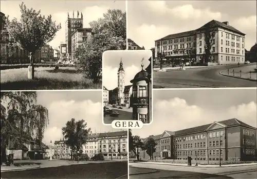 Gera Haus des Bergmanns Enzianschule Kat. Gera