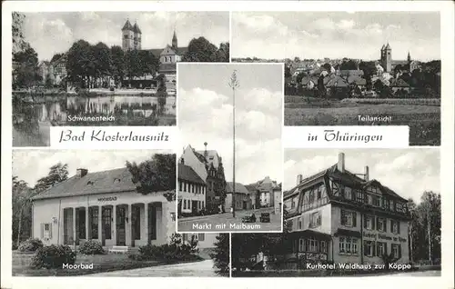 Bad Klosterlausnitz Markt Maibaum Moorbad Kat. Bad Klosterlausnitz