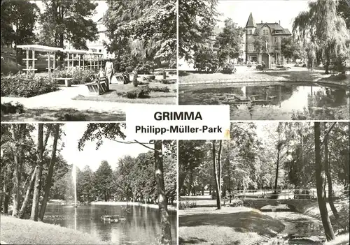 Grimma Philipp Mueller Park Kat. Grimma