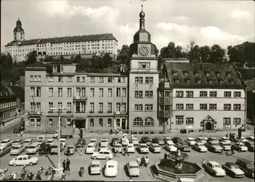 Rudolstadt Markt Schloss Heidecksburg Kat. Rudolstadt