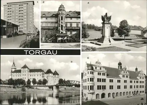 Torgau Schloss Hartenfels Wendelstein Denkmal der Begegnung  Kat. Torgau