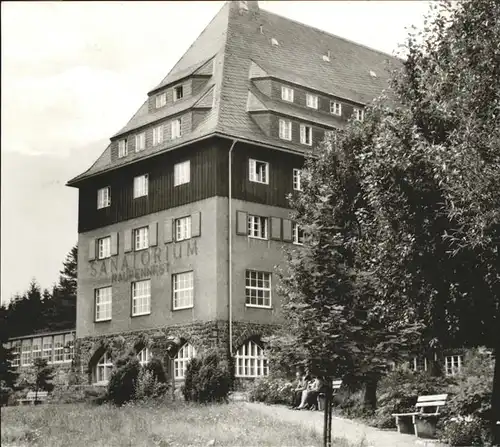 Altenberg Erzgebirge Sanatorium Raupennnest / Geising /Saechsische Schweiz-Osterzgebirge LKR