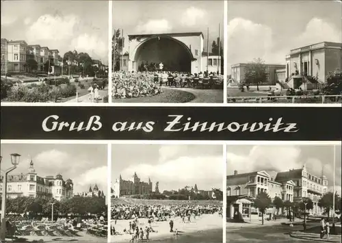 Zinnowitz Strandpromenade Seebruecke Ferienhaus Strand Konzert Kat. Zinnowitz