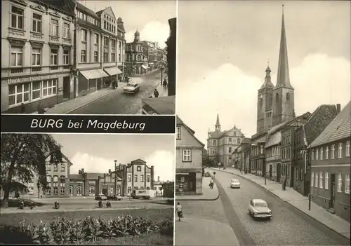 Burg Magdeburg Schartauer Strasse Bahnhof Breiter Weg Kat. Burg