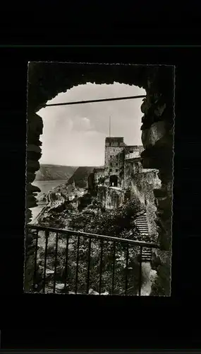 St Goar Burgblick Kat. Sankt Goar