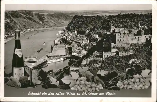 St Goar Burg Rheinfels Kat. Sankt Goar