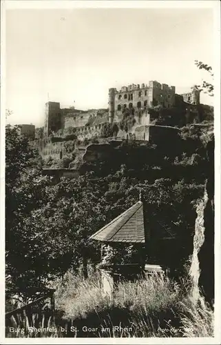 St Goar Burg Rheinfels Kat. Sankt Goar