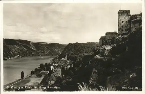 St Goar Burg Rheinfels Kat. Sankt Goar