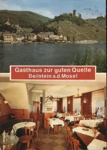 Beilstein Mosel Gasthaus Zur guten Quelle Kat. Beilstein