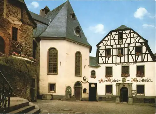 Beilstein Mosel Alte Pfarrkirche Zehnthaus Fachwerk Kat. Beilstein