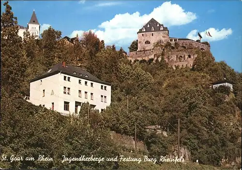 St Goar Jugendherberge Festung Burg Rheinfels Kat. Sankt Goar