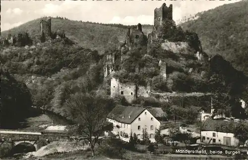 Manderscheid Eifel Burgen / Manderscheid /Bernkastel-Wittlich LKR