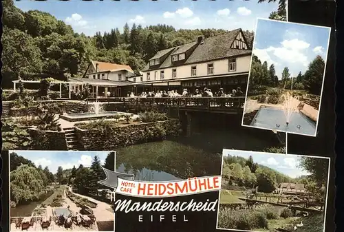 Manderscheid Eifel Hotel Heidsmuehle / Manderscheid /Bernkastel-Wittlich LKR