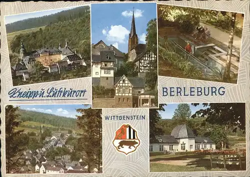 Bad Berleburg Wappen Tretbecken Kat. Bad Berleburg