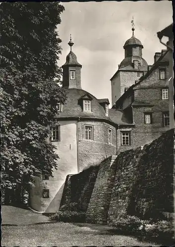 Bad Berleburg Luft Kneippkurort Schloss Roter Turm Kat. Bad Berleburg