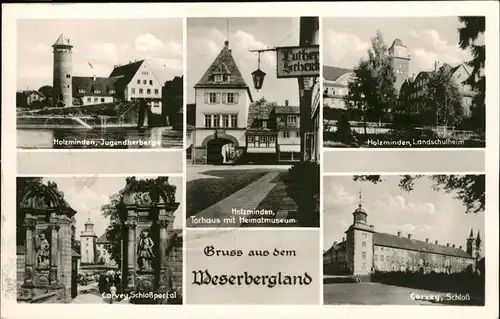 Holzminden Corvey Schloss Torhaus Landschulheim Kat. Holzminden