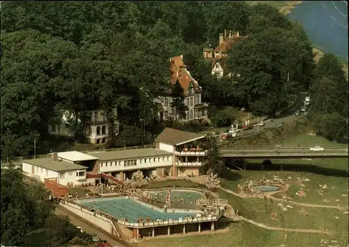 pw19604 Bad Karlshafen Mineral Schwimmbad Kategorie. Bad Karlshafen Alte Ansichtskarten