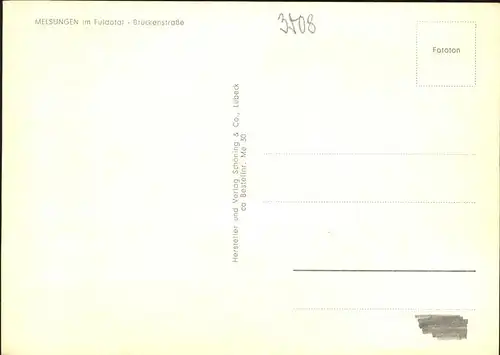 Melsungen Fulda Brueckenstrasse Fachwerkhaeuser / Melsungen /Schwalm-Eder-Kreis LKR