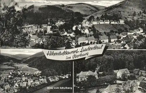 Lautenthal Teilansichten Lautenthal Blick vom Schulberg Kat. Langelsheim