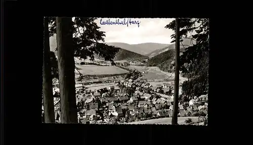 Lautenthal Blick vom Schulberg ins Innerstetal Kat. Langelsheim