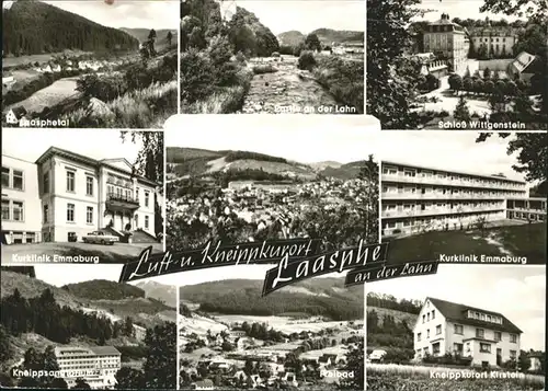 Bad Laasphe Schloss Wittgenstein Kurklinik Emmaburg Kneipp Sanatorium  x