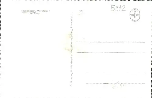 Hilchenbach Siegerland Hilchenbach Marktplatz * / Hilchenbach /Siegen-Wittgenstein LKR