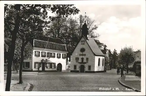 Rhoendorf Kapelle *