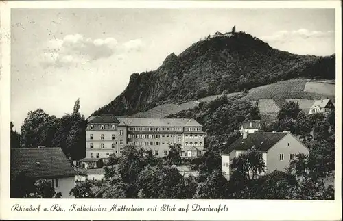 Rhoendorf Katholisches Muetterheim Drachenfels x