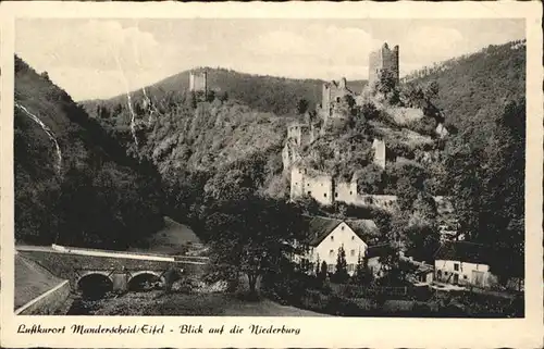 Manderscheid Eifel Manderscheid Eifel Niederburg x / Manderscheid /Bernkastel-Wittlich LKR