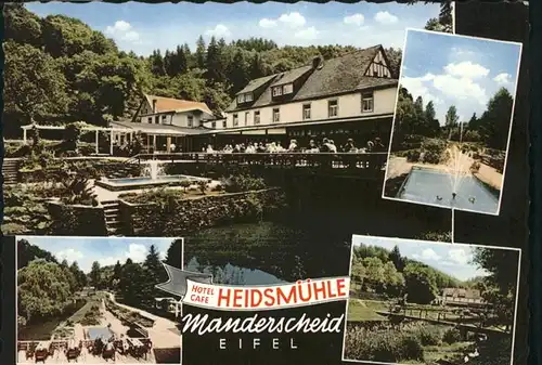 Manderscheid Eifel Manderscheid Eifel Hotel Cafe Heidsmuehle * / Manderscheid /Bernkastel-Wittlich LKR