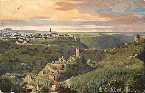 Manderscheid Eifel Manderscheid Burg x / Manderscheid /Bernkastel-Wittlich LKR
