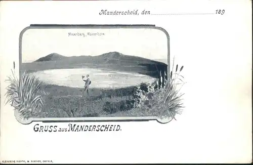 Manderscheid Eifel Manderscheid Mosenberg Wanzenborn * / Manderscheid /Bernkastel-Wittlich LKR