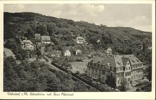 Rhoendorf Lehrerheim Haus Adenauer *
