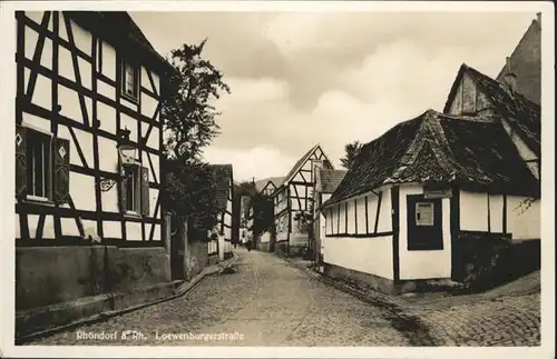 Rhoendorf Loewenburgerstrasse *