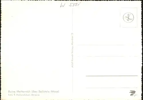 Beilstein Ruine Metternich *
