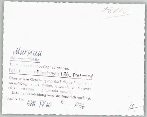 wd70476 Murnau Murnau Fliegeraufnahme Kategorie. Murnau a.Staffelsee Alte Ansichtskarten