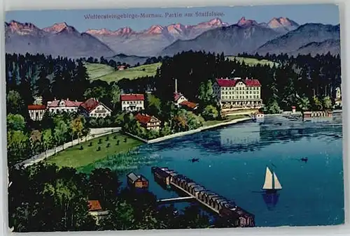 Murnau Murnau Staffelsee KuenstlerRuep ungelaufen ca. 1910 / Murnau a.Staffelsee /Garmisch-Partenkirchen LKR