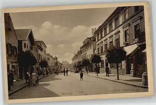 Murnau Murnau Hauptstrasse ungelaufen ca. 1920 / Murnau a.Staffelsee /Garmisch-Partenkirchen LKR