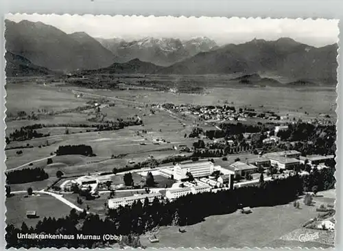 Murnau Murnau Fliegeraufnahme Krankenhaus ungelaufen ca. 1965 / Murnau a.Staffelsee /Garmisch-Partenkirchen LKR