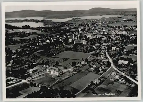 Murnau Murnau Fliegeraufnahme ungelaufen ca. 1965 / Murnau a.Staffelsee /Garmisch-Partenkirchen LKR