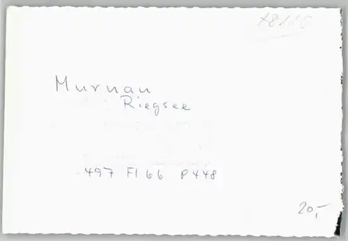 Murnau Riegsee Fliegeraufnahme o 1966