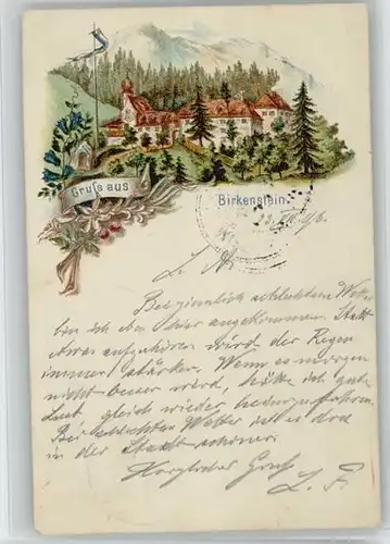 Birkenstein Birkenstein  x 1896 / Fischbachau /Miesbach LKR