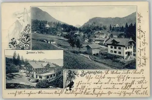 Birkenstein Hotel Schober x 1904